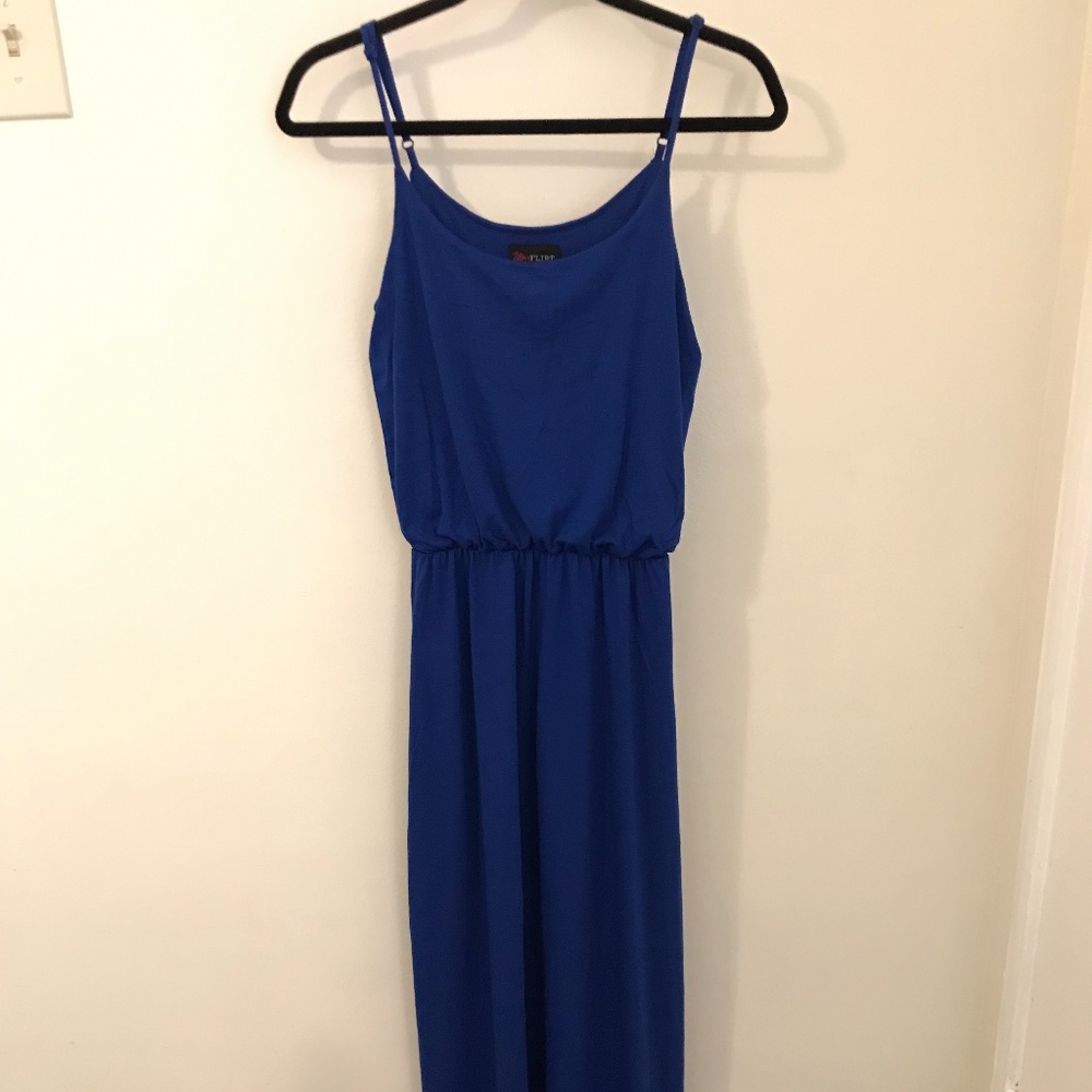 Ultra Flirt Blue Maxi Dress